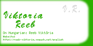 viktoria reeb business card